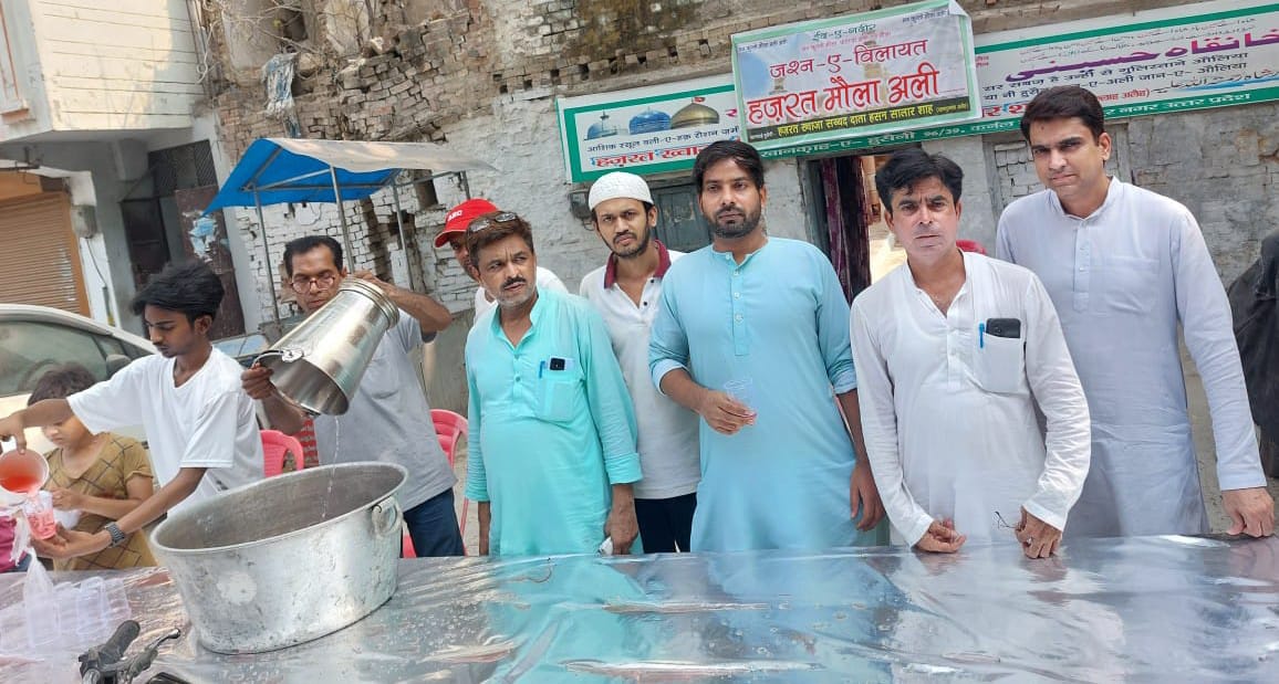 खानकाहे हुसैनी में जश्न ए ताजे विलायत मौला अली मनाया गया