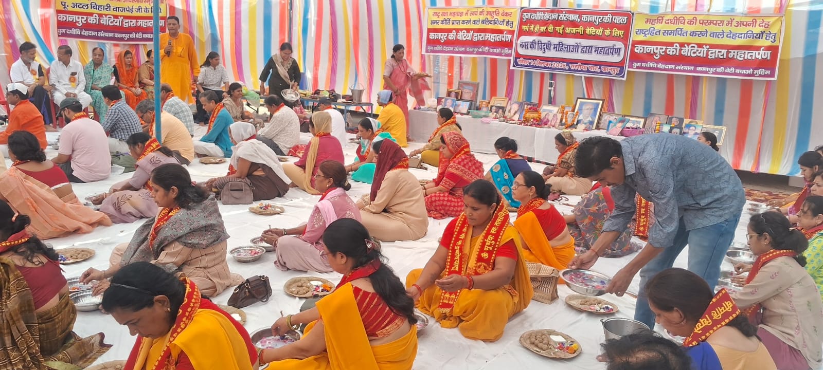 अजन्मी बेटियों व बलिदानियों के लिए पितृपक्ष में किया गया महातर्पण