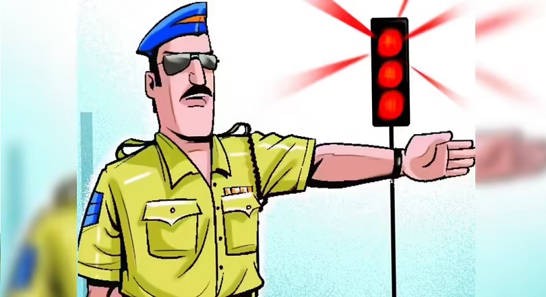 खुद को सांसद का भतीजा बता ट्रैफिक कर्मी से की अभद्रता, वर्दी उतरवाने की धमकी दी