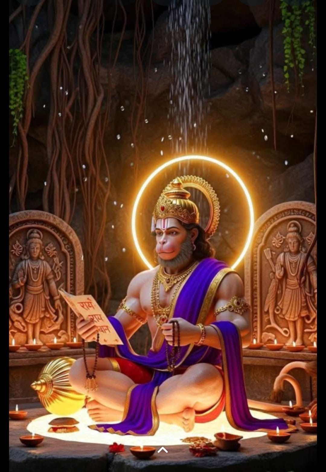 गदा ही नहीं दस अस्त्र-शस्त्र धारण करते हैं राम भक्त हनुमान